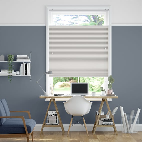 Colorized DuoShade Top Down/Bottom Up Grey Thermal Blind 2730