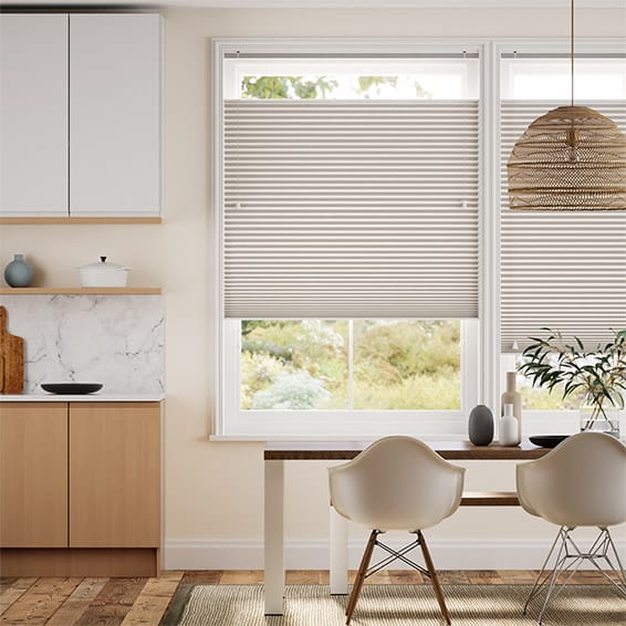 Colorized DuoShade Top Down/Bottom Up Terrazzo Porcelain Thermal Blind 2717