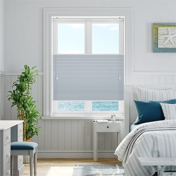 Colorized DuoShade Top Down/Bottom Up Blue Haze Thermal Blind 2709