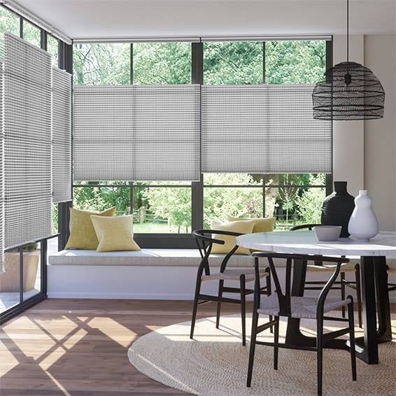 Colorized DuoLight Top Down/Bottom Up Mosaic Cool Grey Thermal Blind 2754