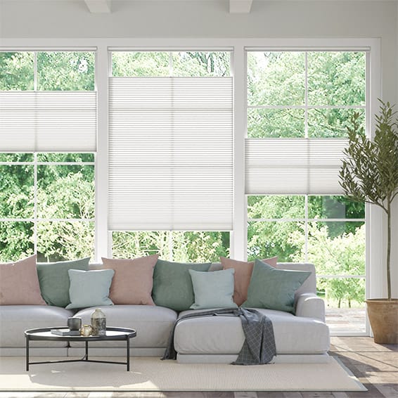 Colorized DuoLight Top Down/Bottom Up Arctic White  Thermal Blind 2737