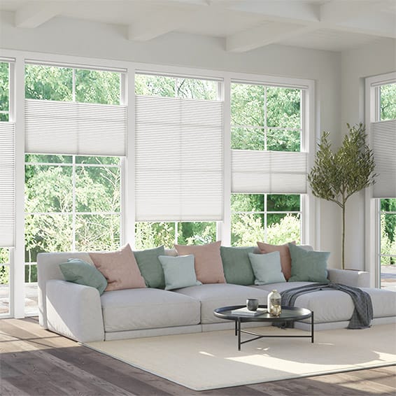 ColorizedZoom DuoLight Top Down/Bottom Up Arctic White  Thermal Blind 2737