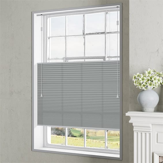 ColorizedZoom DuoLight Top Down/Bottom Up Nickel Grey Thermal Blind 2747