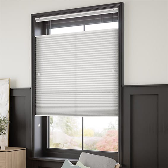 ColorizedZoom DuoLight Top Down/Bottom Up Strie Soft Grey Thermal Blind 2759