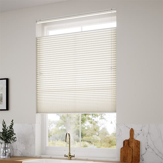 ColorizedZoom DuoLight Top Down/Bottom Up Strie Limestone Thermal Blind 2758
