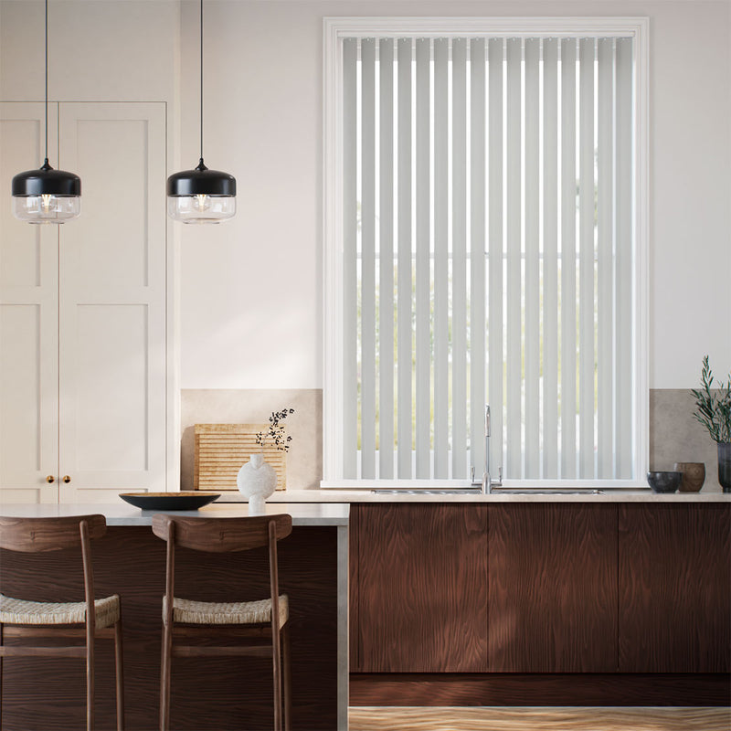 Colorized Ava City Grey Vertical Blind 2838