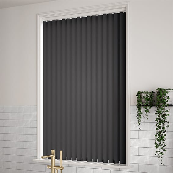 ColorizedZoom Verona Charcoal Vertical Blind 2872