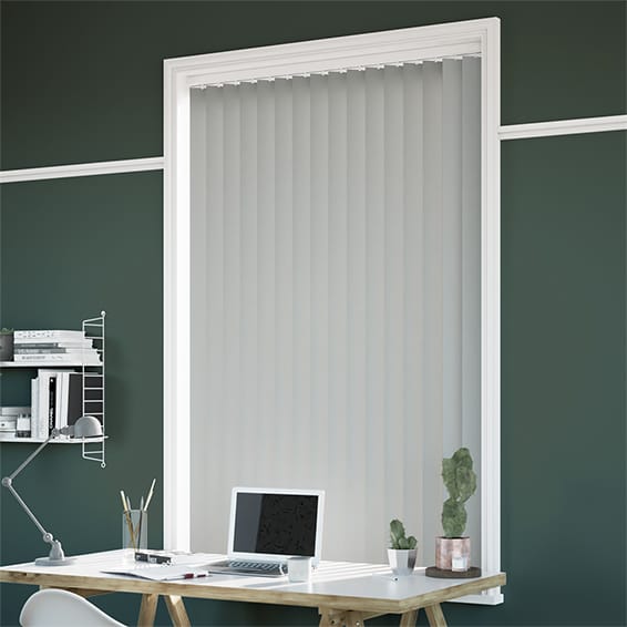 ColorizedZoom Verona Cool Grey Vertical Blind 2873