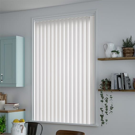 ColorizedZoom Bilbao White Vertical Blind 2877