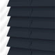 ColorizedPLA Premium Sleek Midnight Blue Faux Wood Blind - 50mm Slat 3129