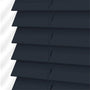 ColorizedPLA Premium Sleek Midnight Blue Faux Wood Blind - 50mm Slat 3129
