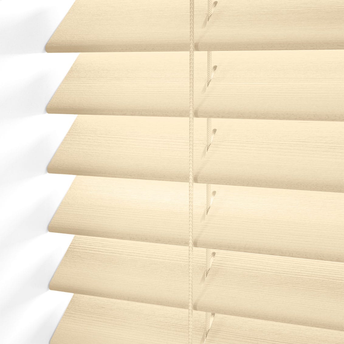 ColorizedPLA Cosmopolitan French Cream Wooden Blind - 50mm Slat 3189