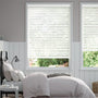 Colorized Chiffon White Wooden Blind - 50mm Slat 3245