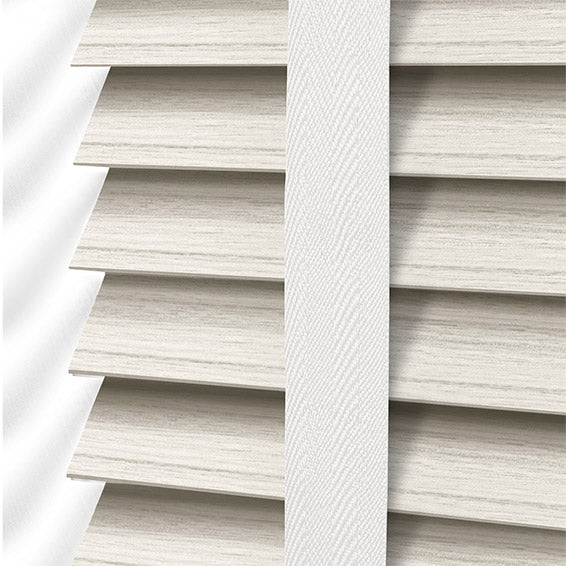 ColorizedPLA Birch Bark & Chalk Faux Wood Blind - 50mm Slat 3273