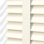 ColorizedPLA Buttermilk & Ivory Faux Wood Blind - 50mm Slat 3276