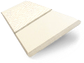 ColorizedSwatch Buttermilk & Ivory Faux Wood Blind - 50mm Slat sample image 3276