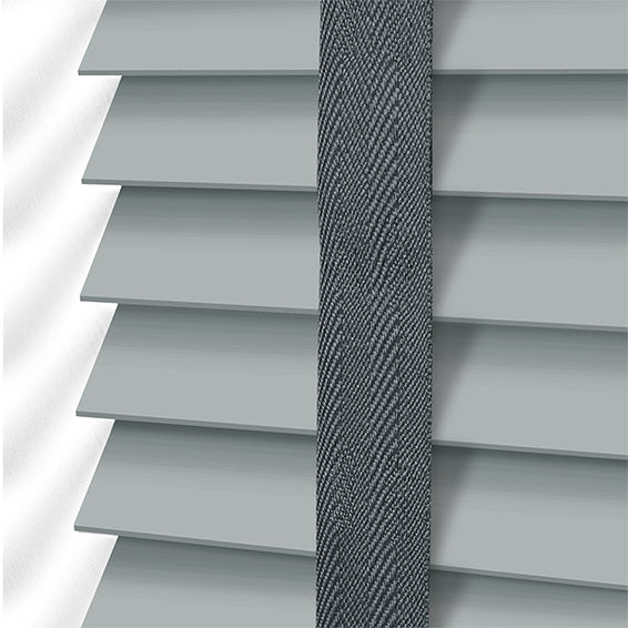 ColorizedPLA Urban Grey & Anthracite Faux Wood Blind - 50mm Slat 3291