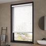 ColorizedZoom Cumulus White Wooden Blind - 50mm Slat 3318