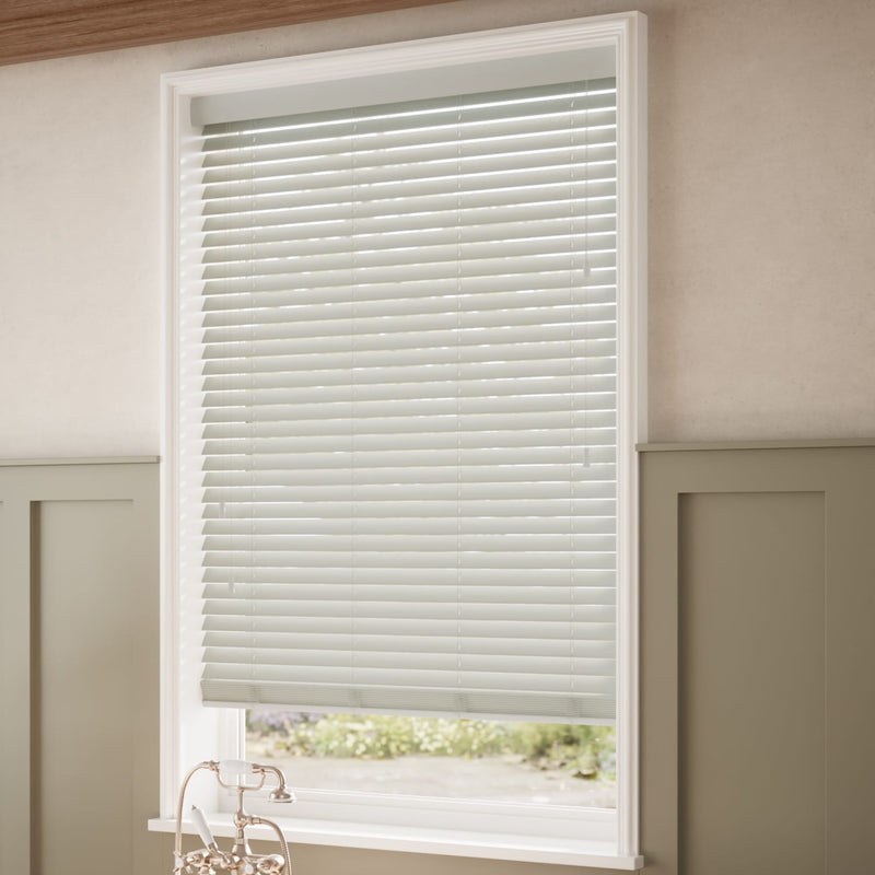 ColorizedZoom Sea Glass Wooden Blind - 50mm Slat 3333