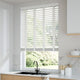 ColorizedZoom Arctic Gloss & Chalk Wooden Blind - 50mm Slat 3353