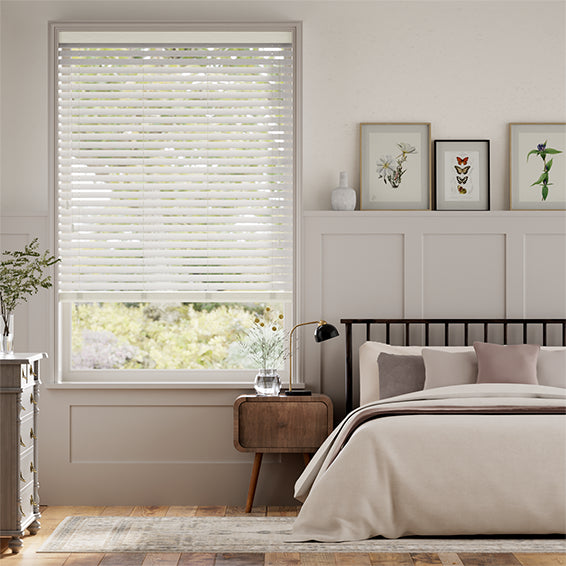 Colorized Natural Bamboo Chalk Wooden Blind - 50mm Slat 3381