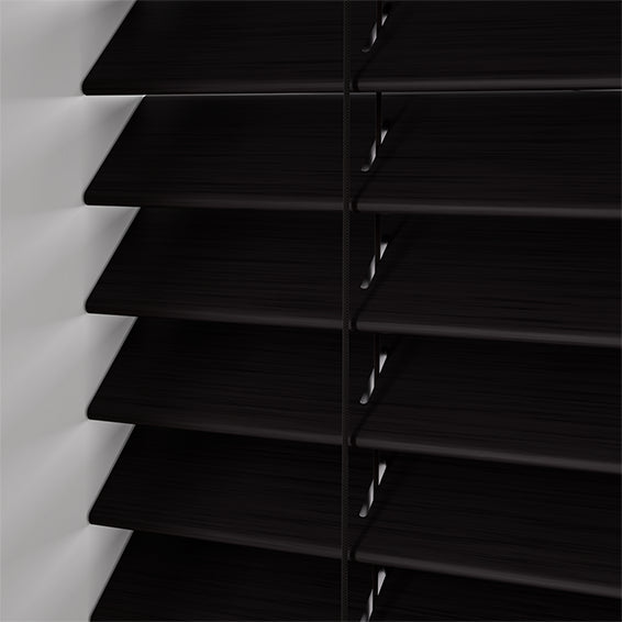 ColorizedPLA Natural Bamboo Midnight Wooden Blind - 50mm Slat 3382