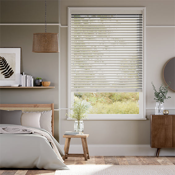 Colorized Natural Bamboo Stone Wooden Blind - 50mm Slat 3385