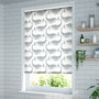 ColorizedZoom Splash Blackout Kids Whale of a Time Slate Roller Blind 3445