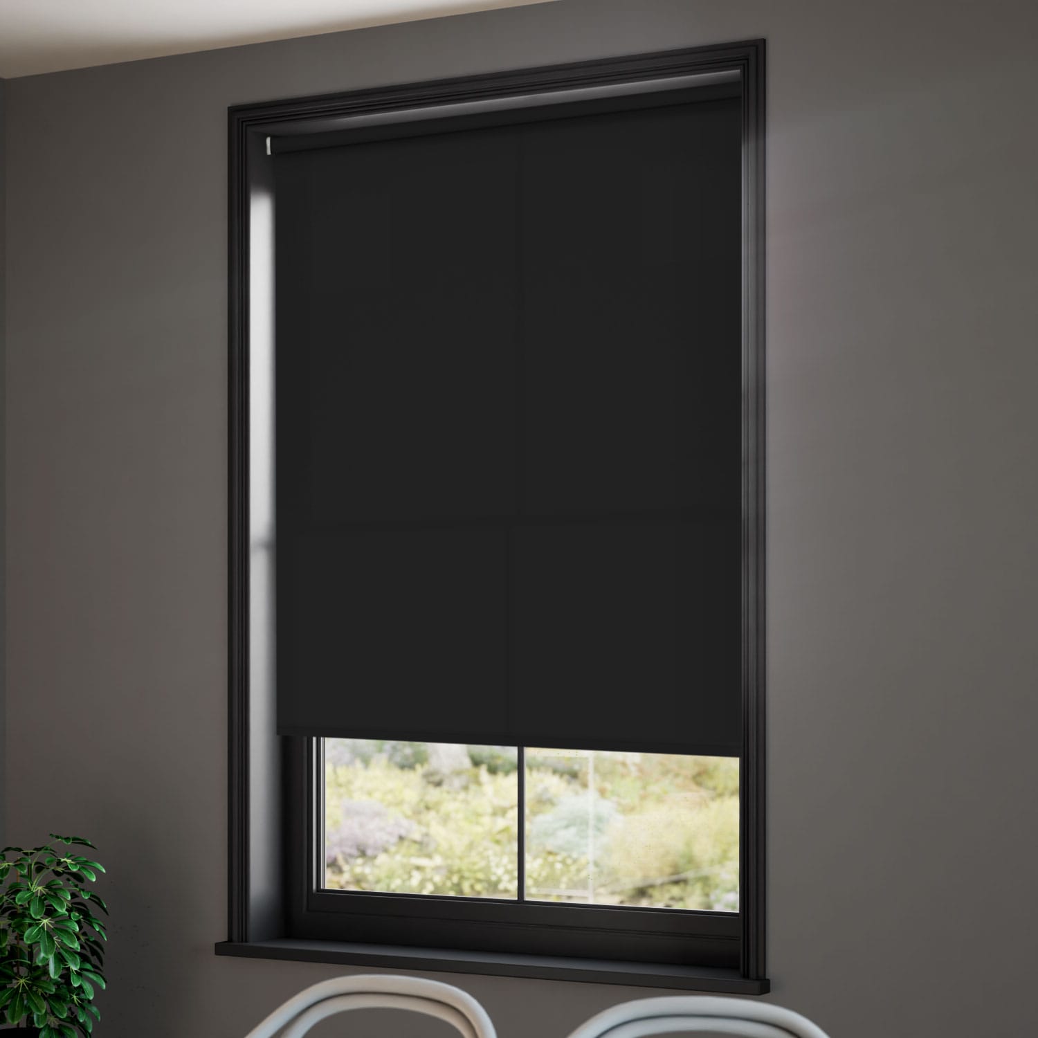 ColorizedZoom Valencia Chalk Board Roller Blind 3454