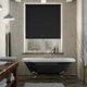 Colorized PVC Blackout Black Roller Blind 3480