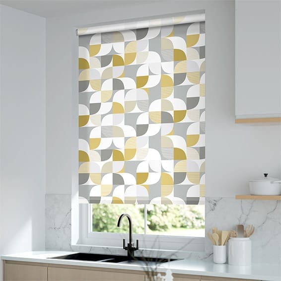 ColorizedZoom Ottil Ochre Roller Blind 3511