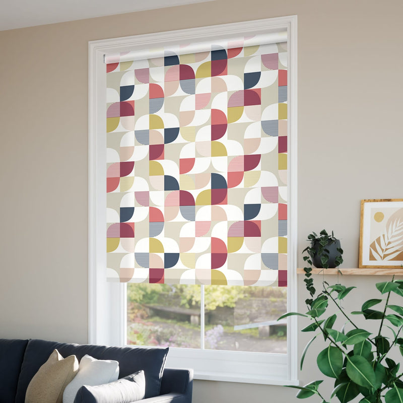 ColorizedZoom Ottil Berry Crush Roller Blind 3509