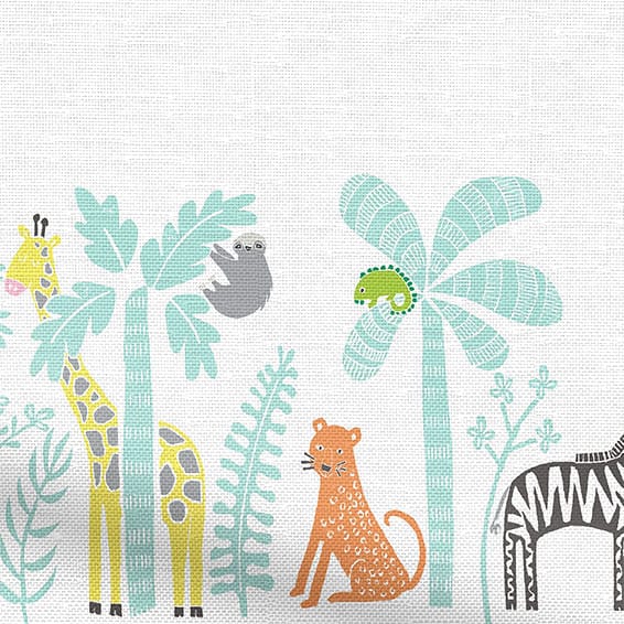 ColorizedPLA Jolly Jungle Blackout Chalk Roller Blind 3559