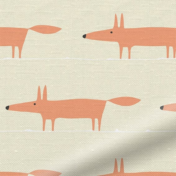 ColorizedPLA Mr Fox Mini Orange Roller Blind 3628