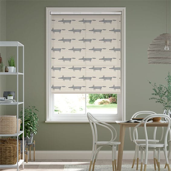 Colorized Mr Fox Mini Neutral Roller Blind 3626
