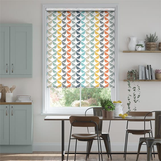 Colorized Lintu Birds Fruit Punch Roller Blind 3714
