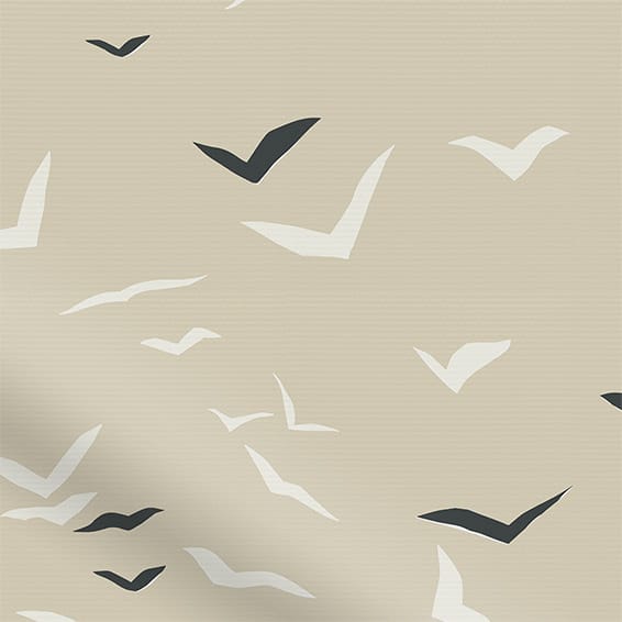 ColorizedPLA Splash Blackout Flight Linen Roller Blind 3717