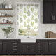 Colorized Angel Ferns Olive Roller Blind 3731