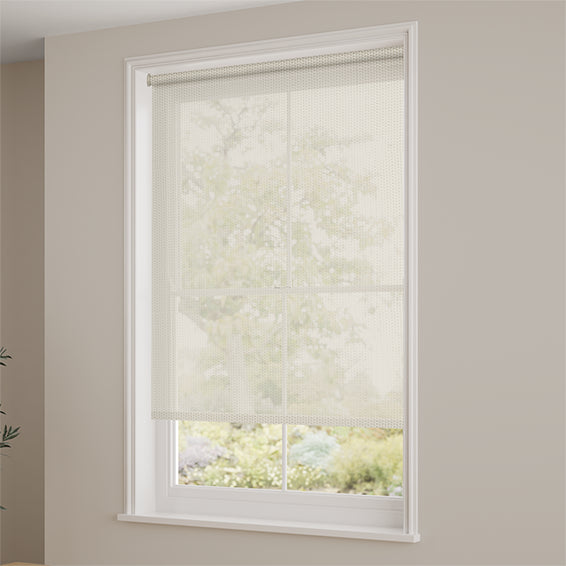 ColorizedZoom Oculus Linen Magic Screen Roller Blind 3737