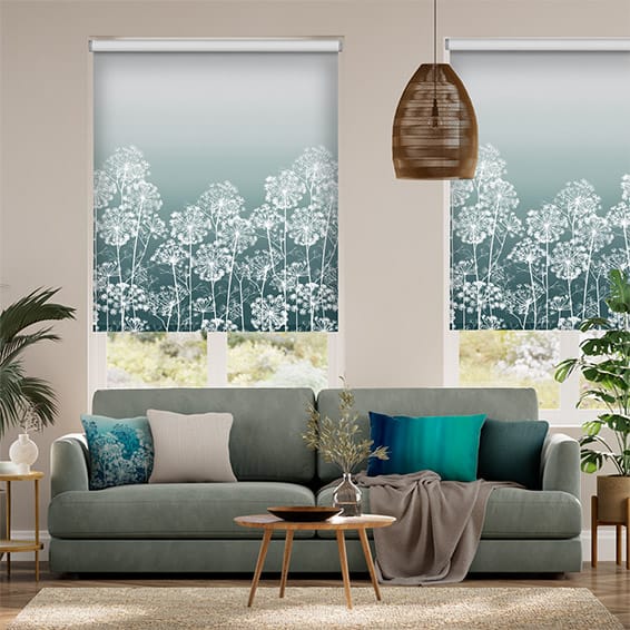 Colorized Dill Ocean Roller Blind 3800