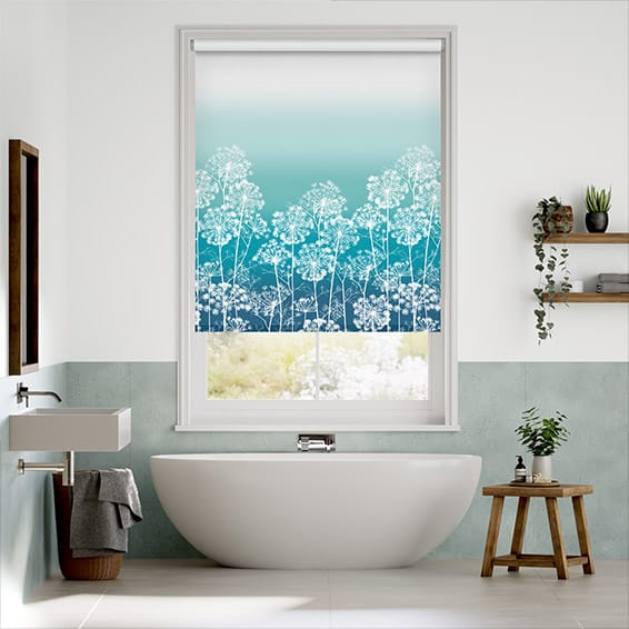 Colorized Dill Teal Roller Blind 3803