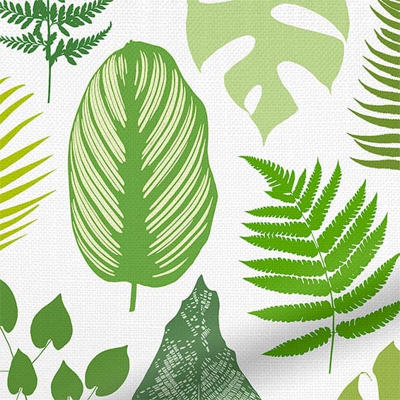 ColorizedPLA Tropical Leaves Moss Roller Blind 3810