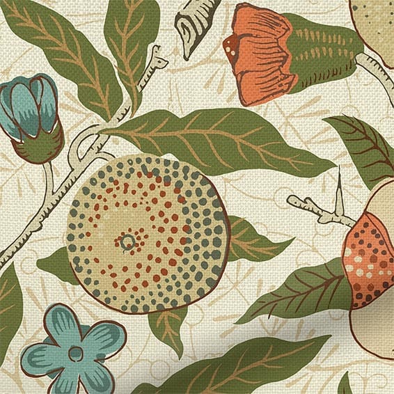ColorizedPLA William Morris Fruit Autumn Roller Blind 3815
