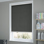 ColorizedZoom Electric Blackout Static Slate Grey Roller Blind 3829