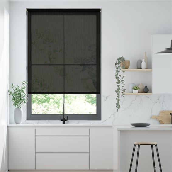 Colorized Electric Oculus True Black  Roller Blind 3863