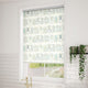 ColorizedZoom Splash Blackout Beach Huts Mineral Roller Blind 3883