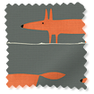 ColorizedSwatch Mr Fox Charcoal Roller Blind sample image 4002
