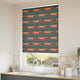 ColorizedZoom Mr Fox Charcoal Roller Blind 4002