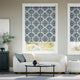 Colorized Electric Choices Baroque Cobalt Blue Roller Blind 4165