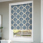 ColorizedZoom Electric Choices Baroque Cobalt Blue Roller Blind 4165